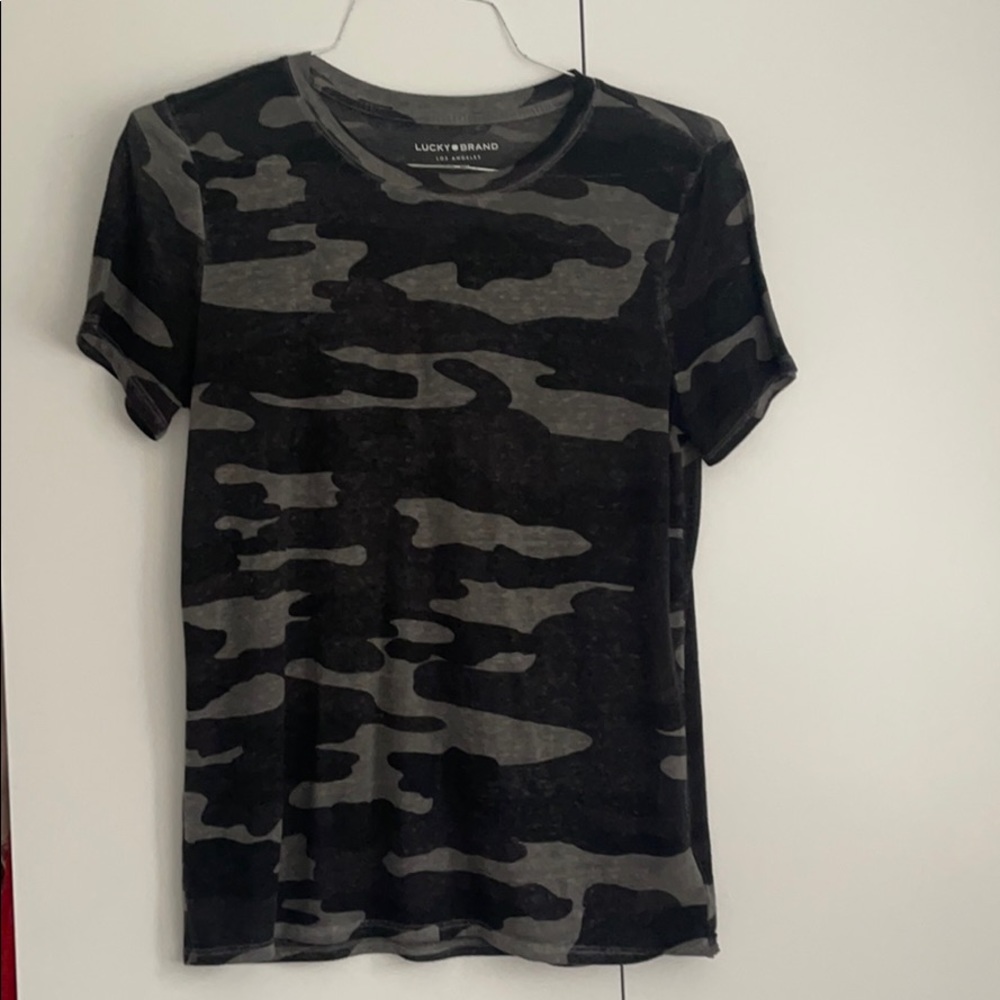Lucky Brand Camo Shirt, great condition
